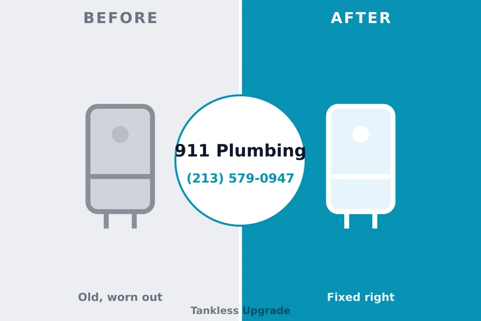 Before and after: plumbing company Live Oak, FL